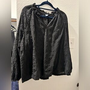 Old Navy blouse XL Black